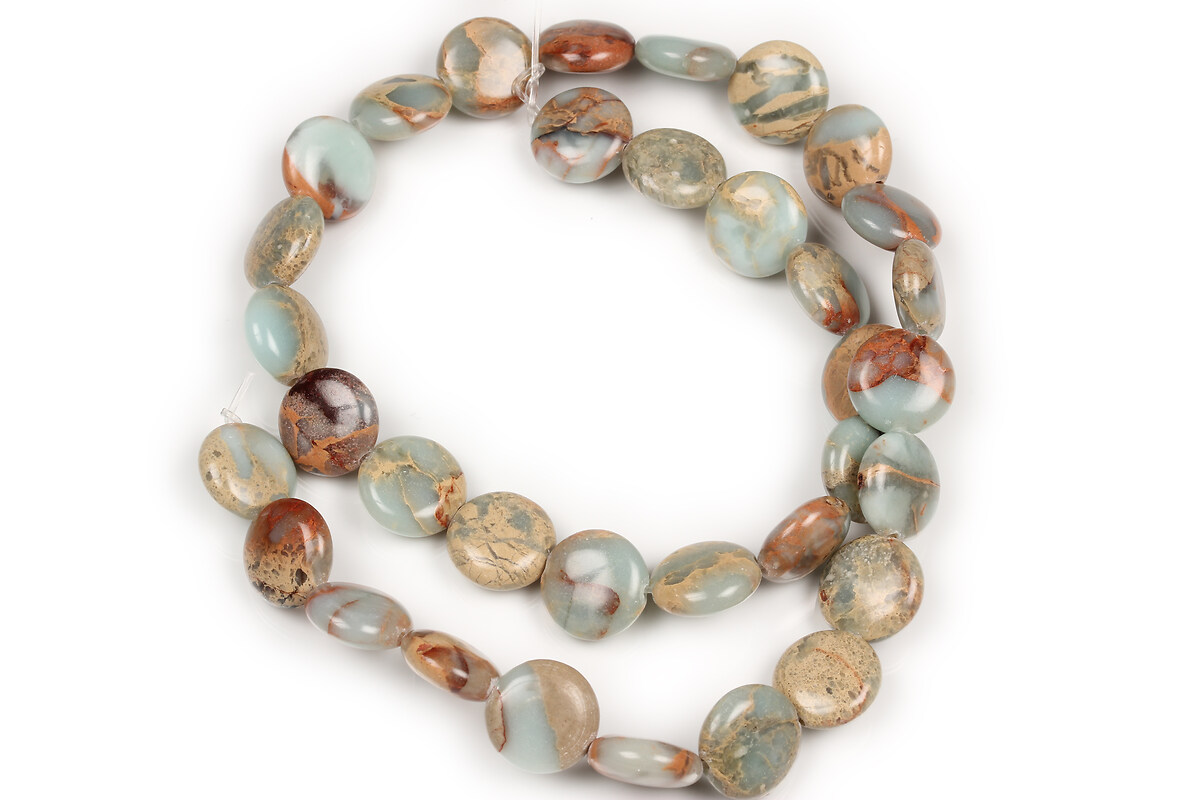 Margele Aqua Terra Jasper banuti 11,5-12mm (sirag)