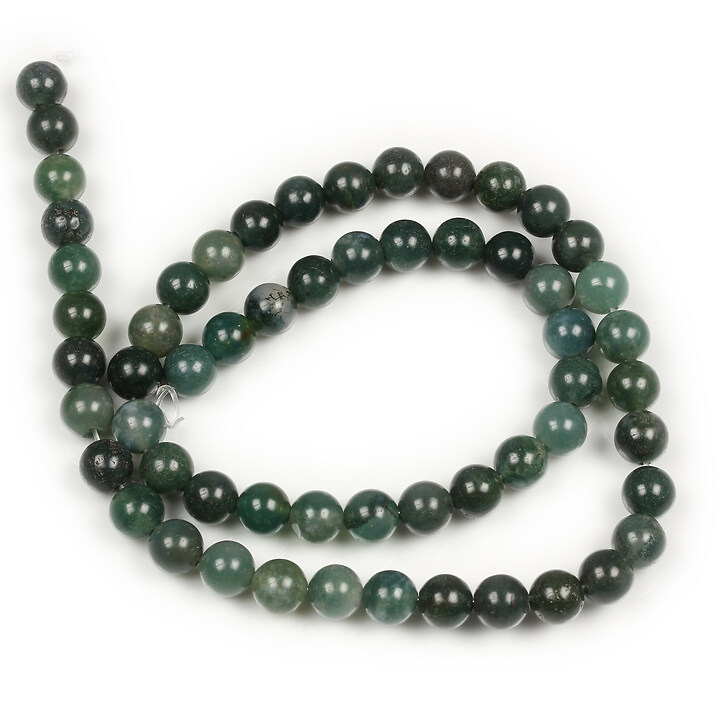 Margele Moss Agate sfere 6mm (sirag)