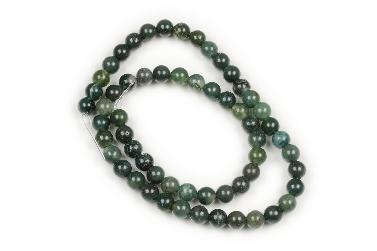 Margele Moss Agate sfere 6mm (sirag)