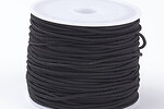 Elastic negru grosime 0,8mm, rola de aprox. 22m