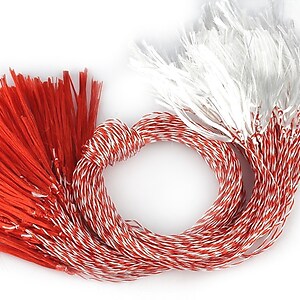 Snur de Martisor clasic, grosime 0,5mm, lungime 40cm (100 buc.)