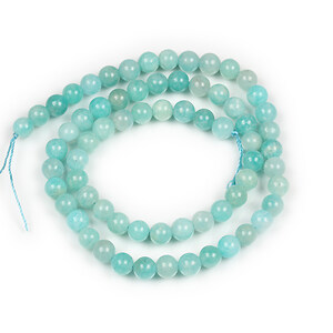 Margele amazonite rusesc sfere 6mm (sirag)