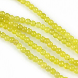 Lemon jad sfere 4mm (10 buc.)