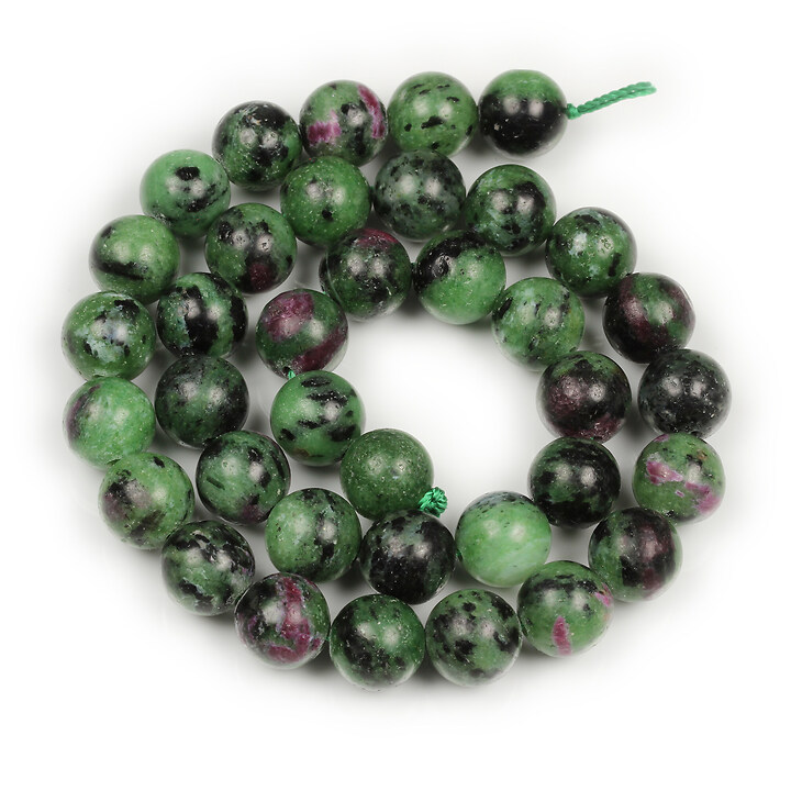 Margele ruby in zoisite sfere 10mm (sirag)