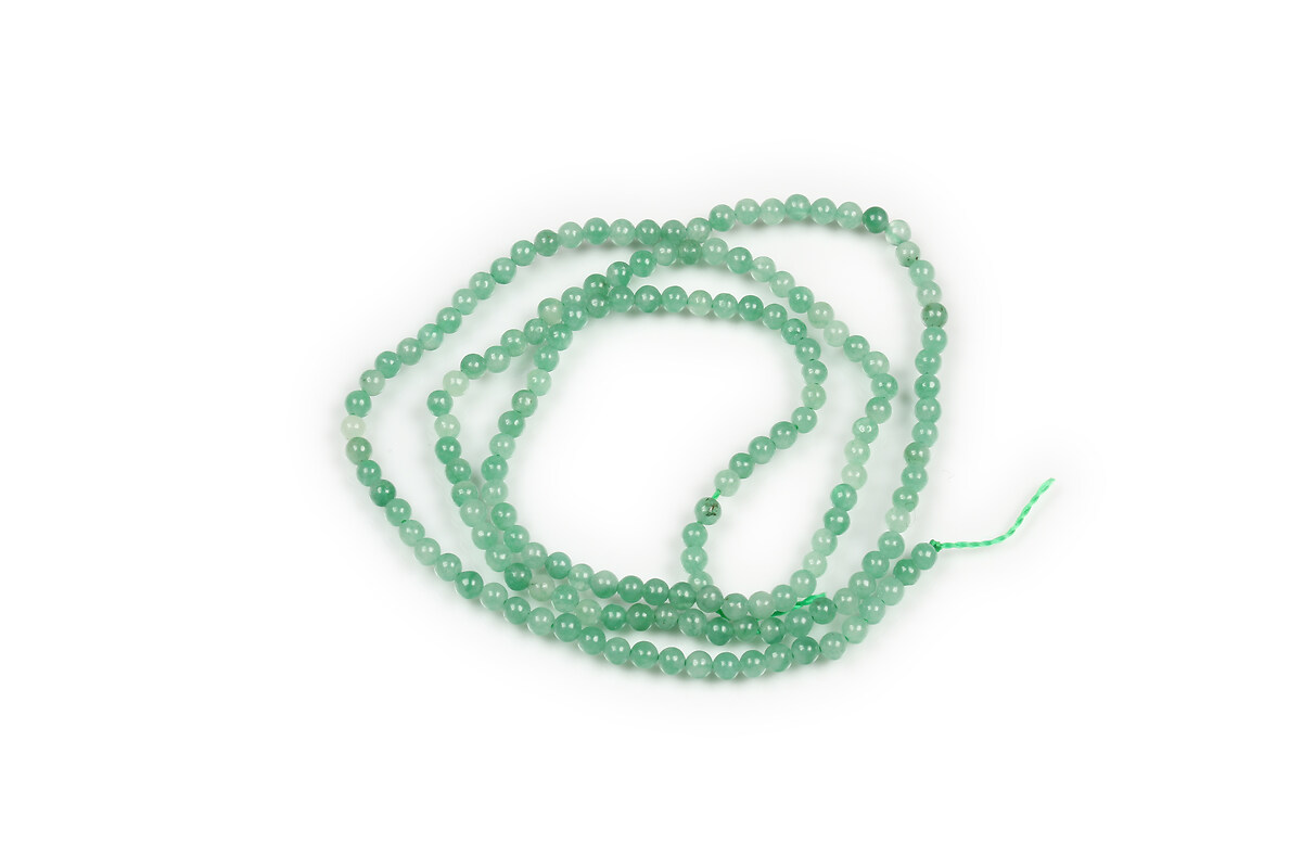 Margele jad verde sfere 2,5-3mm (sirag)