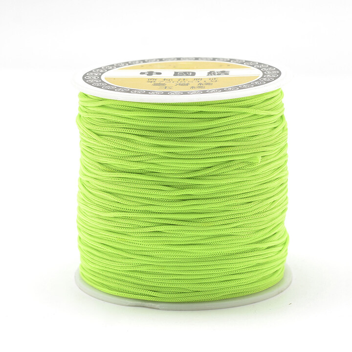 Snur poliester grosime 0,8mm, rola de 120m - verde lime