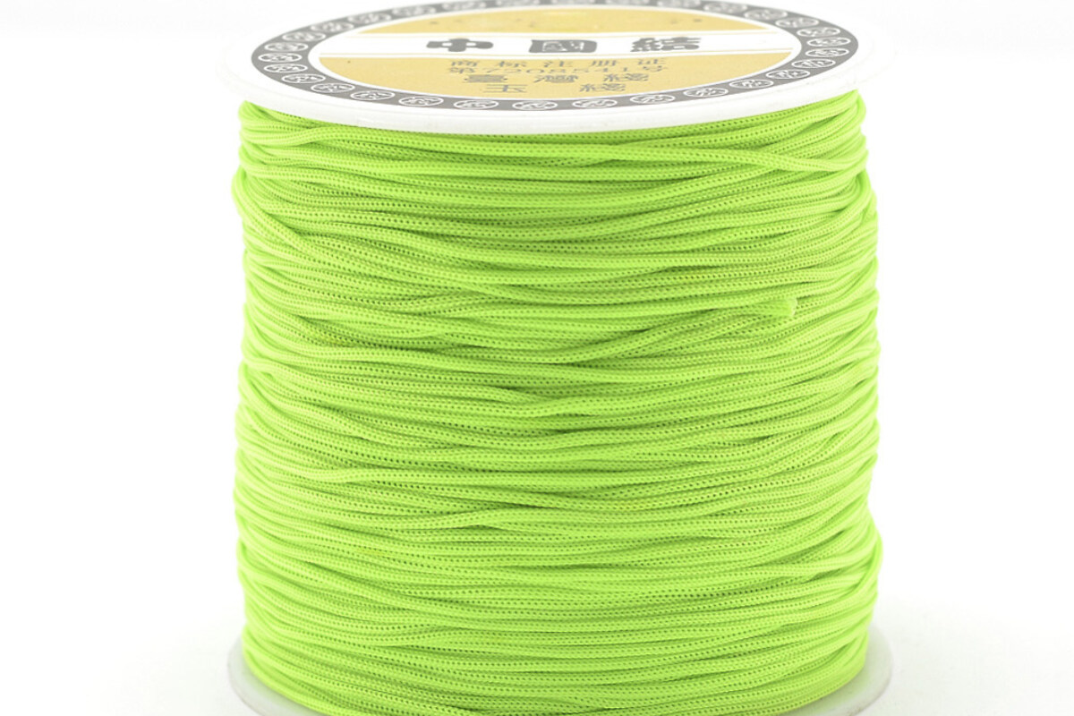 Snur poliester grosime 0,8mm, rola de 120m - verde lime