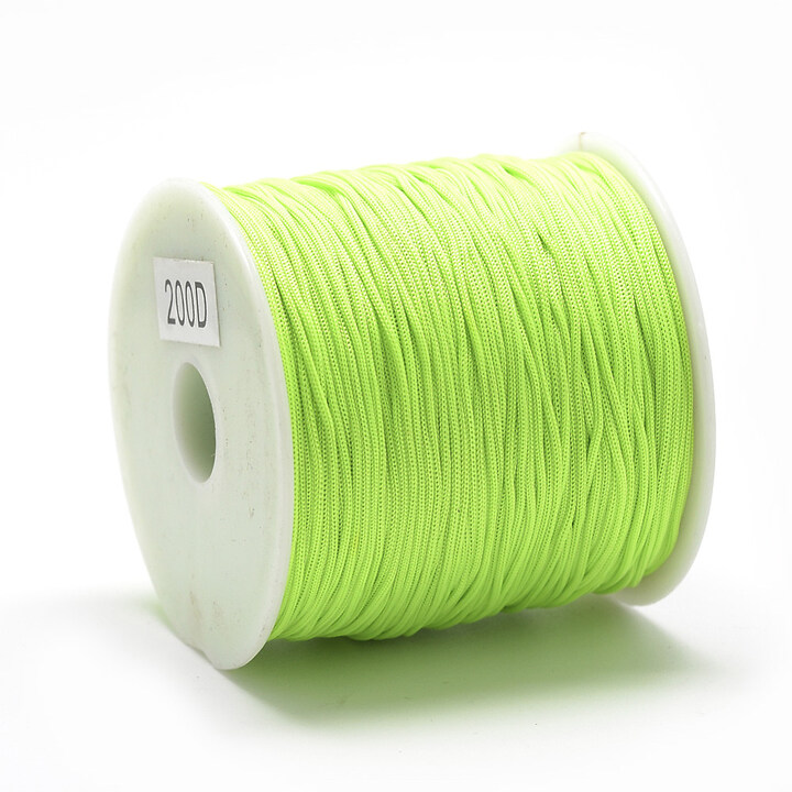 Snur poliester grosime 0,8mm, rola de 120m - verde lime