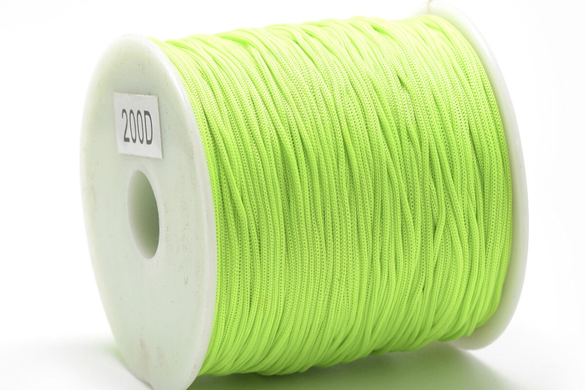 Snur poliester grosime 0,8mm, rola de 120m - verde lime