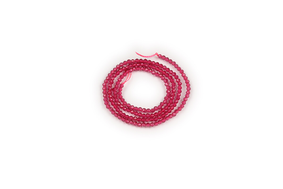 Margele cristal rotund 2mm (sirag) - magenta