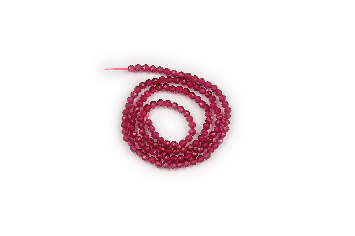 Margele cristal rotund 3mm (sirag) - magenta