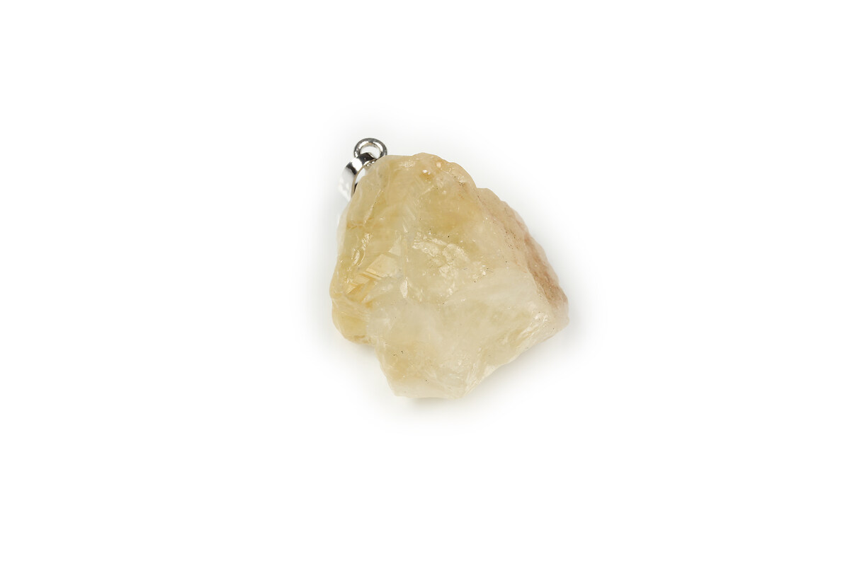 Pandantiv citrine nugget 40x23mm