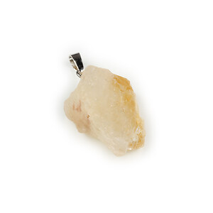 Pandantiv citrine nugget 40x23mm