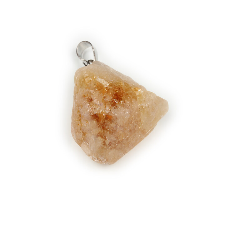 Pandantiv citrine nugget 40x26mm