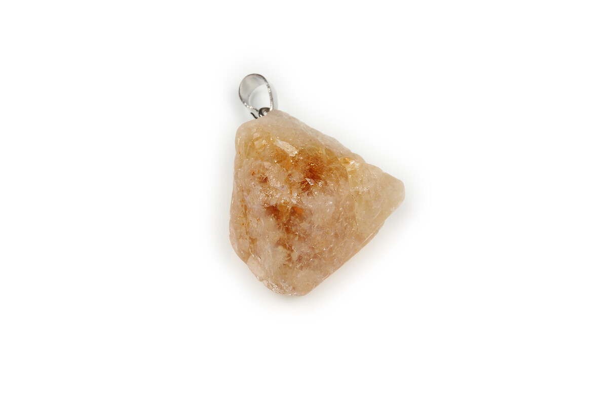 Pandantiv citrine nugget 40x26mm