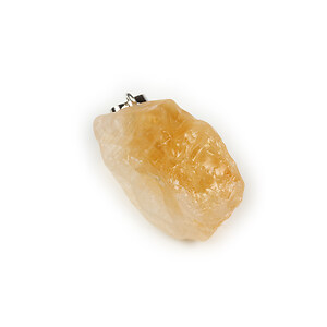 Pandantiv citrine nugget 37x22mm