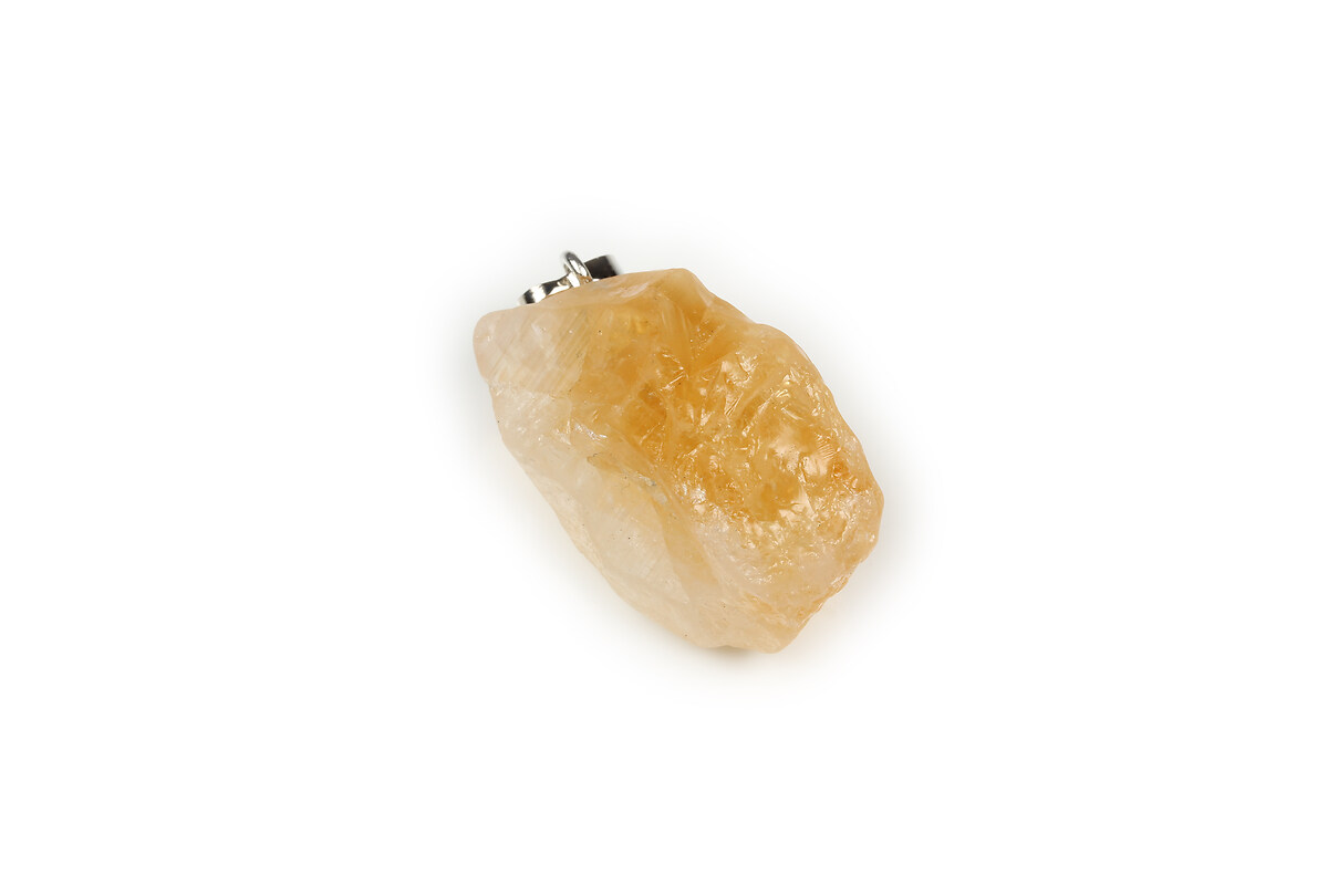 Pandantiv citrine nugget 37x22mm