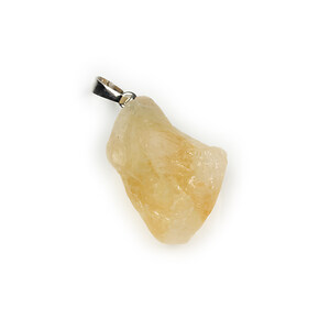 Pandantiv citrine nugget 38x19mm