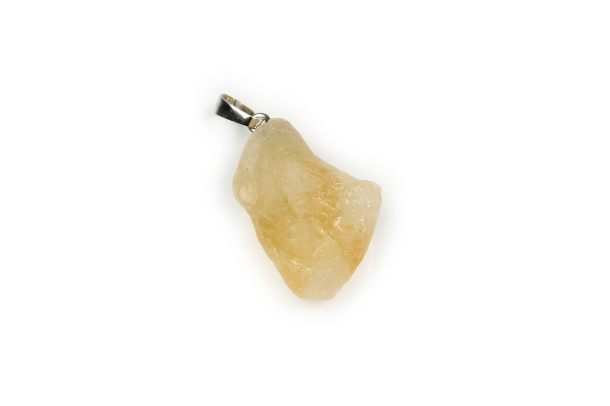 Pandantiv citrine nugget 38x19mm