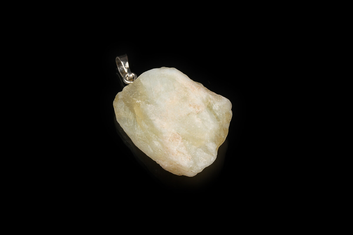 Pandantiv citrine nugget 40x23mm