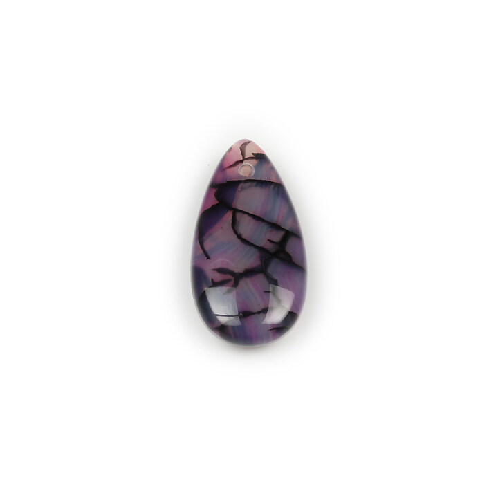 Pandantiv agata dragon veins 30x15mm