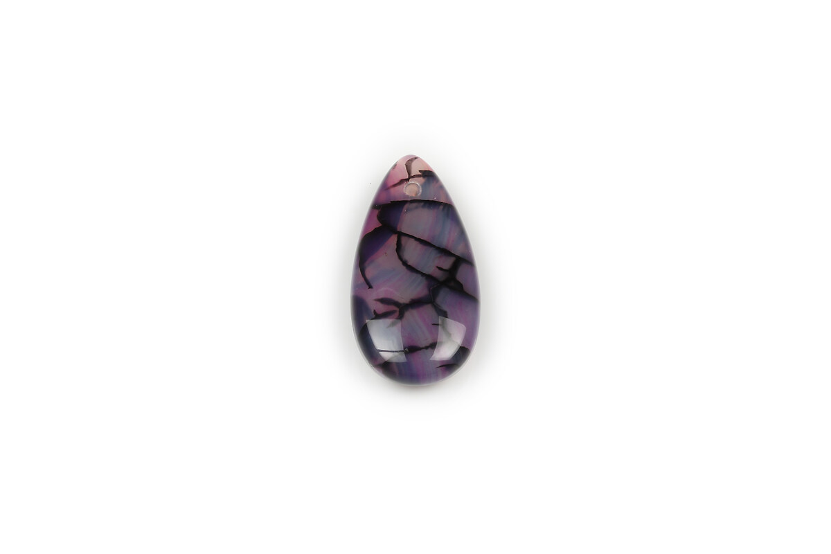 Pandantiv agata dragon veins 30x15mm