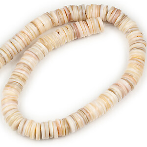 Margele margele sidef ivory rondele 9-10x1-2,5mm (sirag)