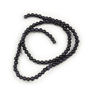 Margele blue goldstone sfere 4mm (sirag)