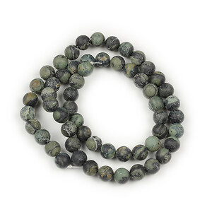 Margele Kambaba Jasper frosted (mat) sfere 6mm (sirag)