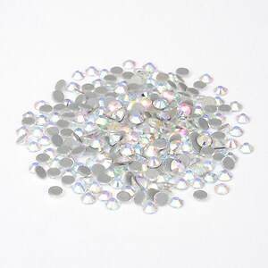 Strasuri cristal HOTFIX, marime SS20 (4,6-4,8mm), aprox. 1440 buc. - alb AB