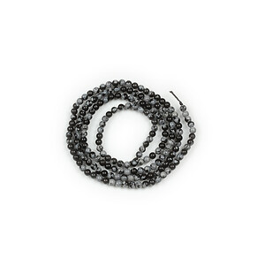 Margele snowflake obsidian sfere 2mm (sirag)