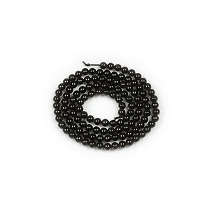 Margele obsidian sfere 3mm (sirag)