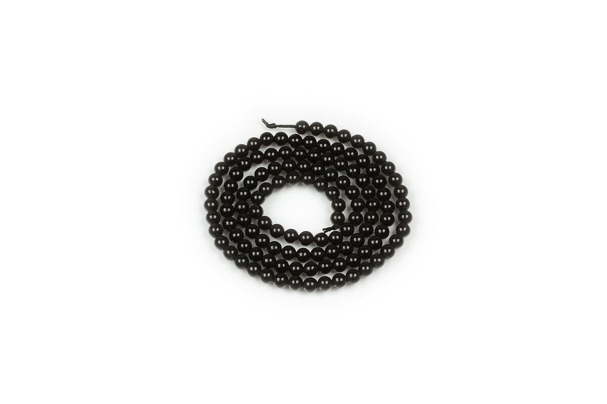 Margele obsidian sfere 3mm (sirag)