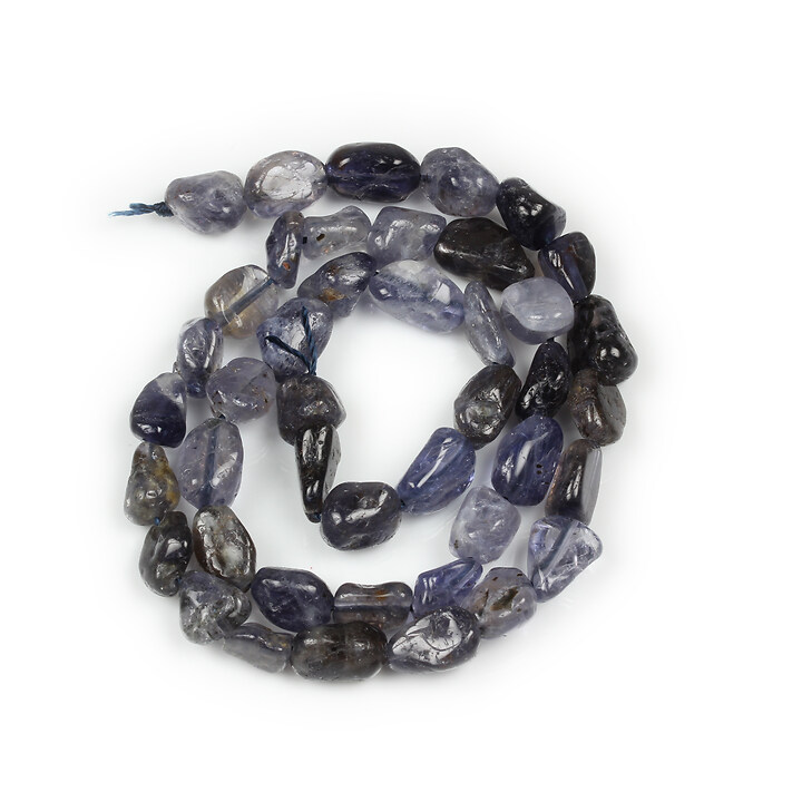 Margele Iolite nugget oval 6-10x4-7mm (sirag)