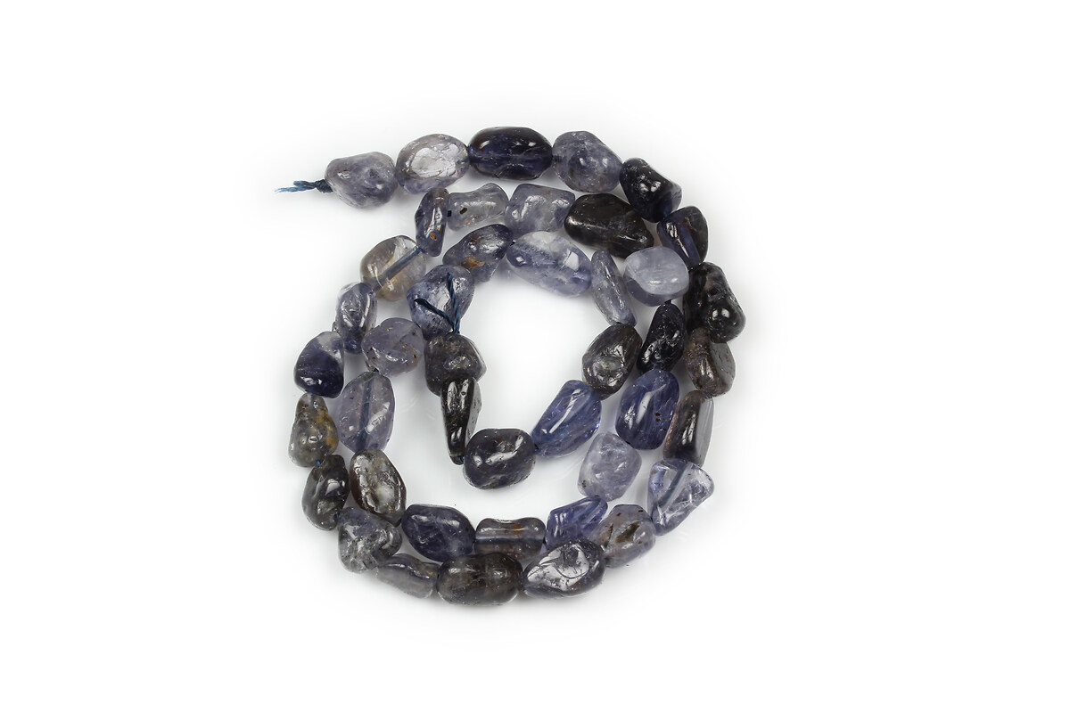 Margele Iolite nugget oval 6-10x4-7mm (sirag)