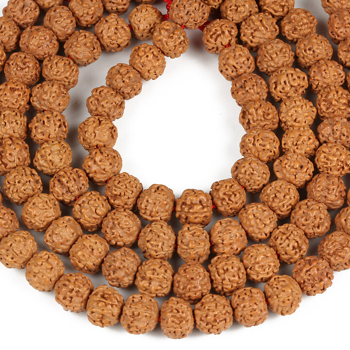 Margele rudraksha sfere 9mm (sirag)