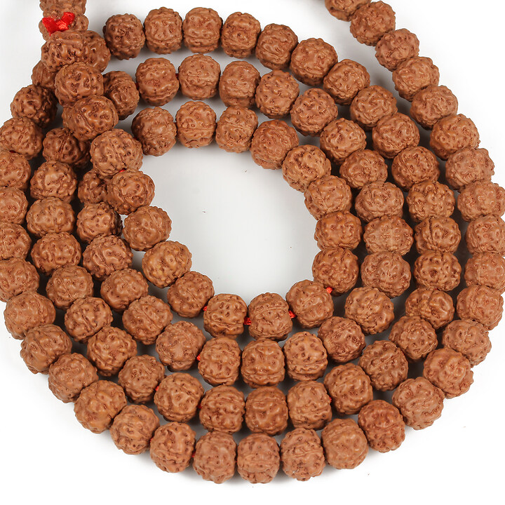 Margele rudraksha 8x9mm (sirag)