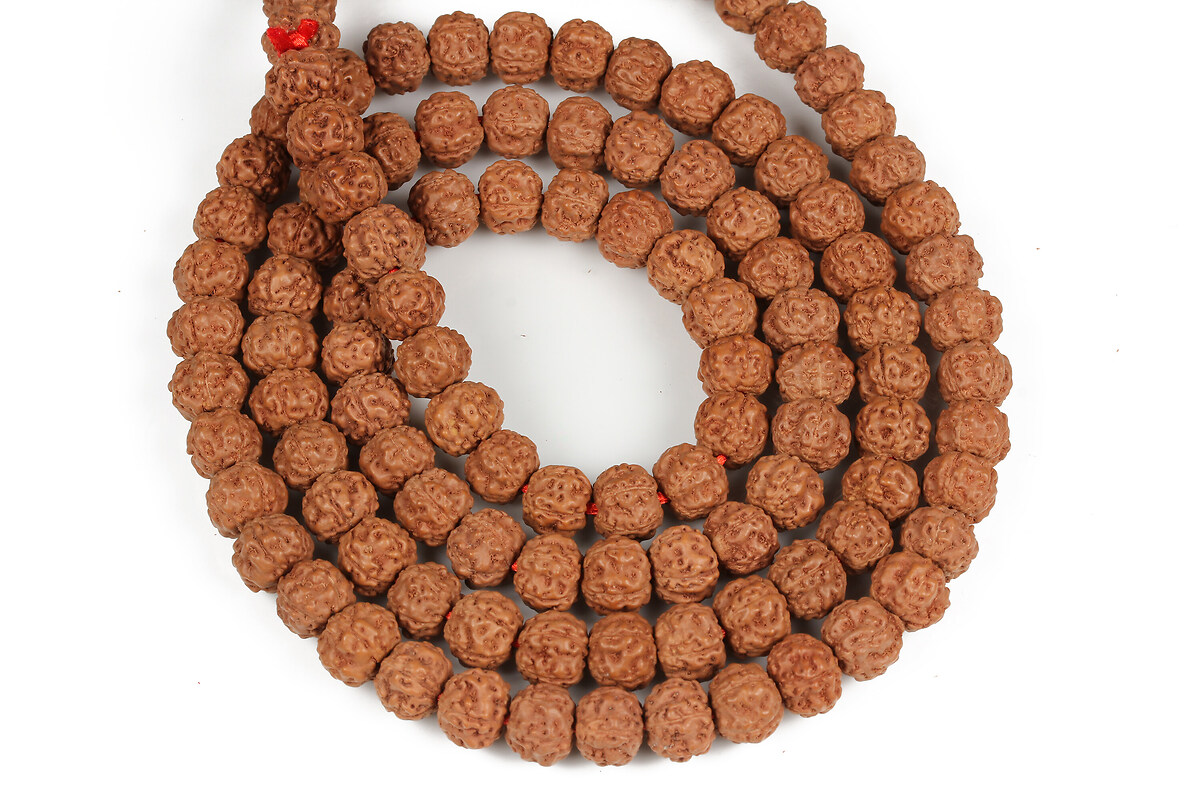 Margele rudraksha 8x9mm (sirag)