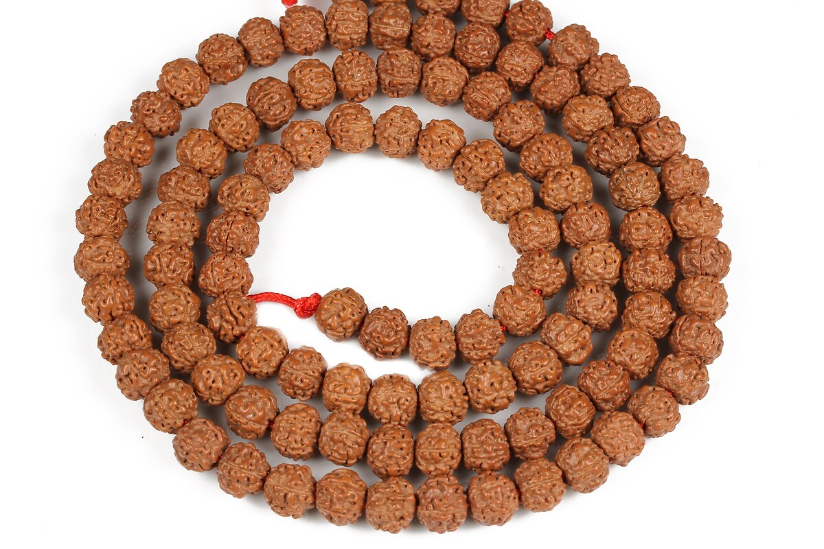 Margele rudraksha sfere 8mm (sirag)