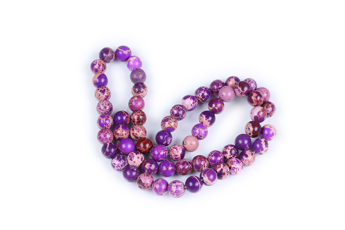 Margele regalite (jasp imperial) sfere 6mm (sirag) - violet