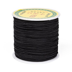 Snur nylon grosime 1mm, rola de aprox. 90m - negru