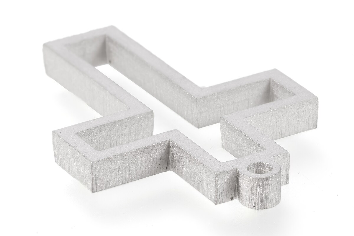 Cadru pandantiv (open back bezel) pentru rasina, otel inoxidabil 304 mat, cruce 32,5x22x3mm