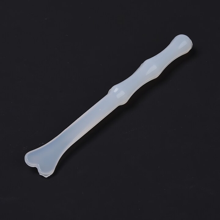 Instrument din silicon in forma de os pentru amestecat rasina sau lipici, 93,5x12x8mm