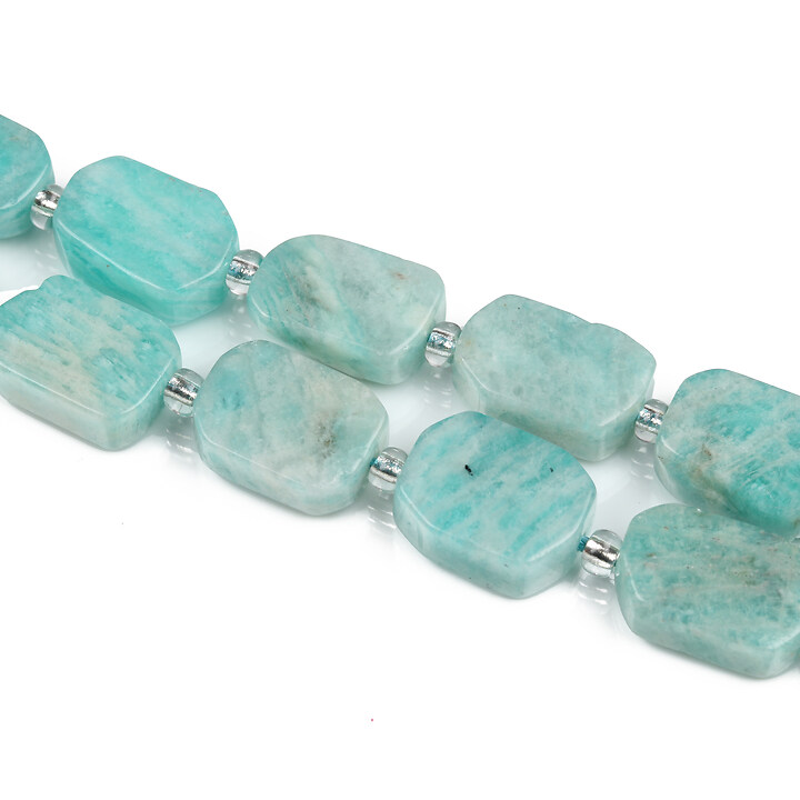 Margele amazonite dreptunghi 11-13x8-10x4-5mm (sirag)