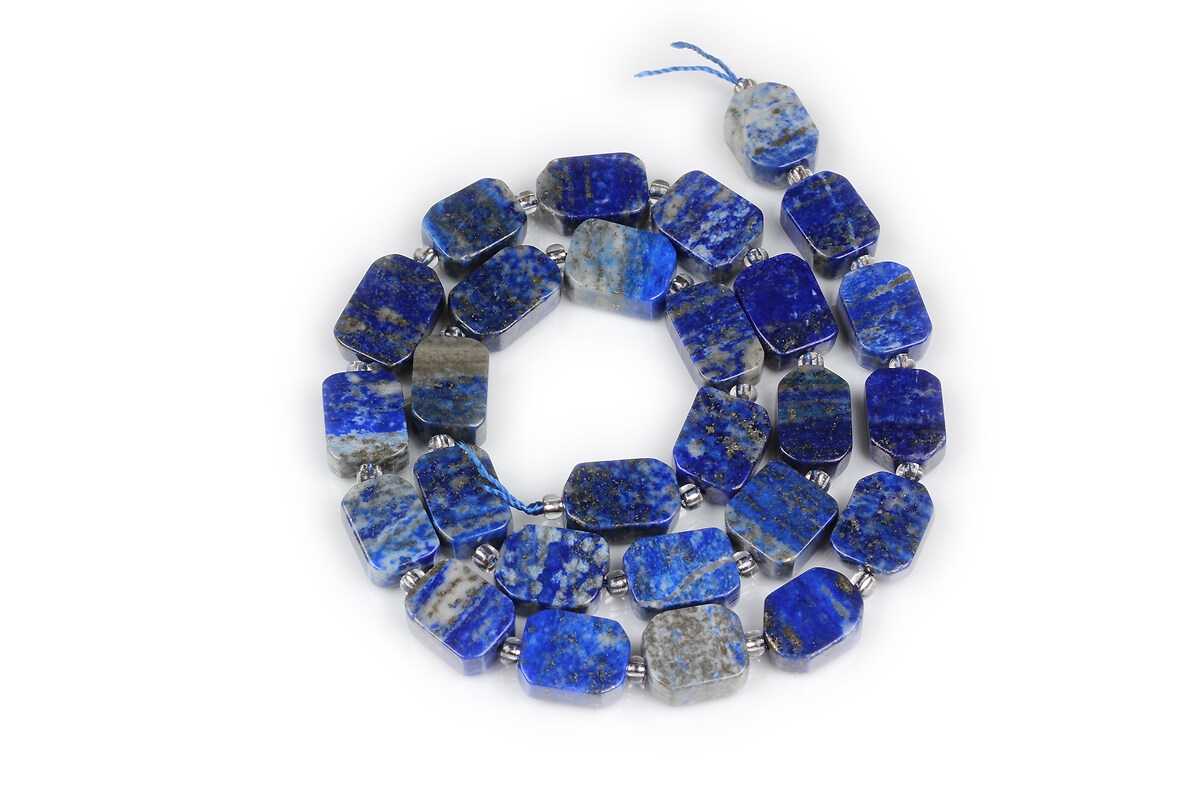 Margele lapis lazuli dreptunghi 10-16x8-10x4-5mm (sirag)