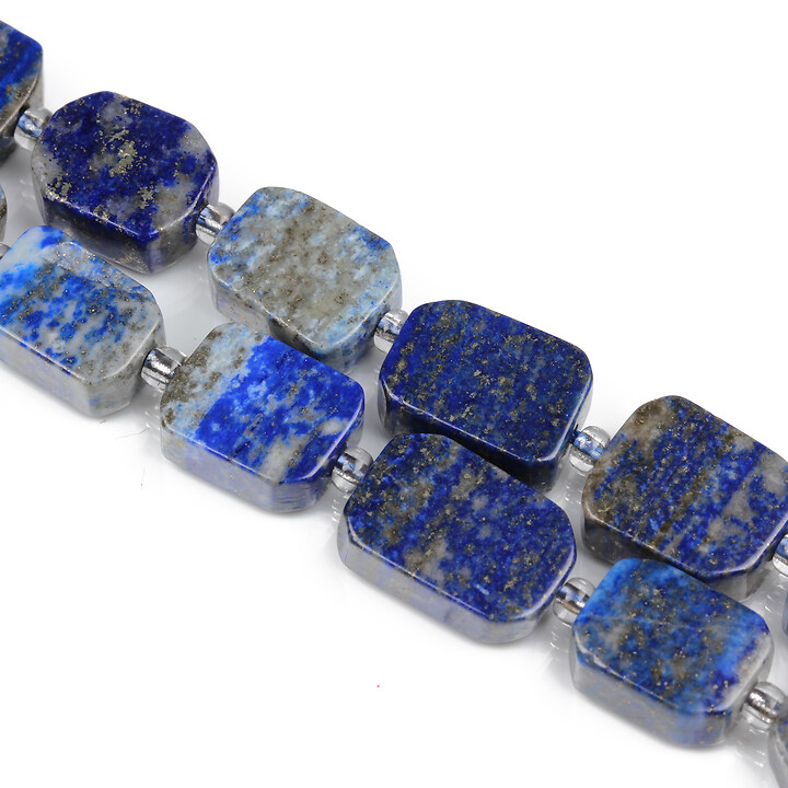 Margele lapis lazuli dreptunghi 10-16x8-10x4-5mm (sirag)