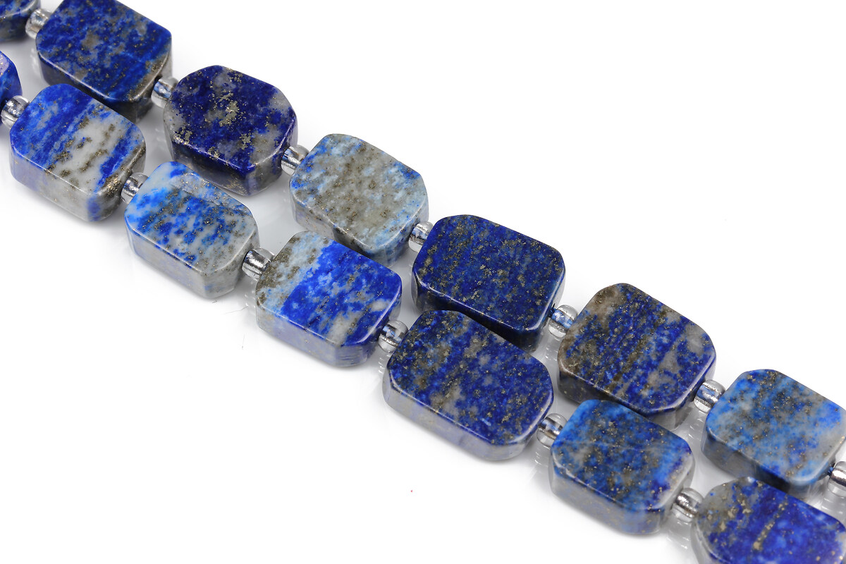 Margele lapis lazuli dreptunghi 10-16x8-10x4-5mm (sirag)