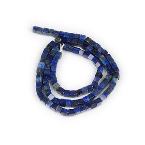 Margele lapis lazuli de sinteza cub 3-3,5x3-3,5mm (sirag)