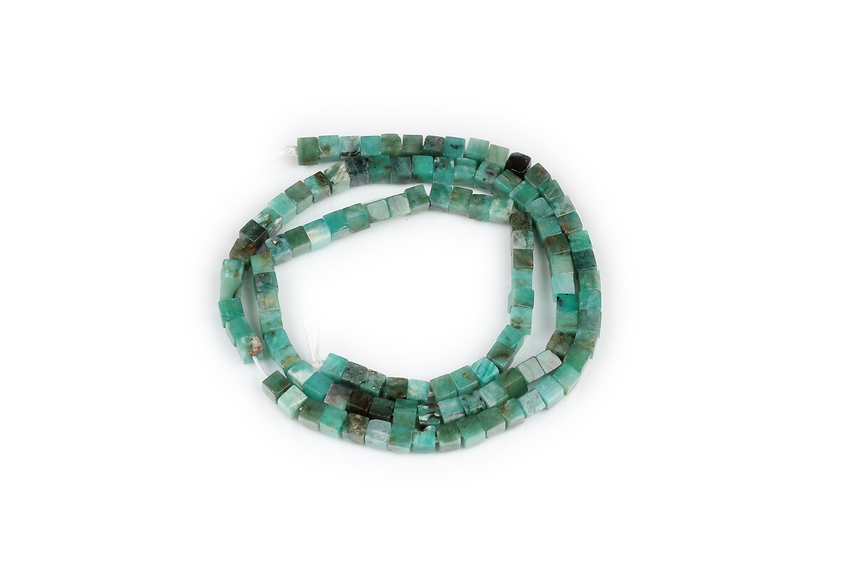 Margele Fuchsite cub 3-3,5x3-3,5mm (sirag)