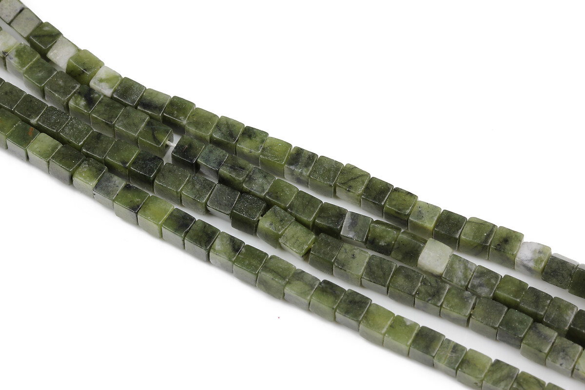 Margele peridot cub 3-3,5x3-3,5mm (sirag)